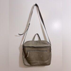 Maison Martin Margiela - Grey Leather Messenger Bag